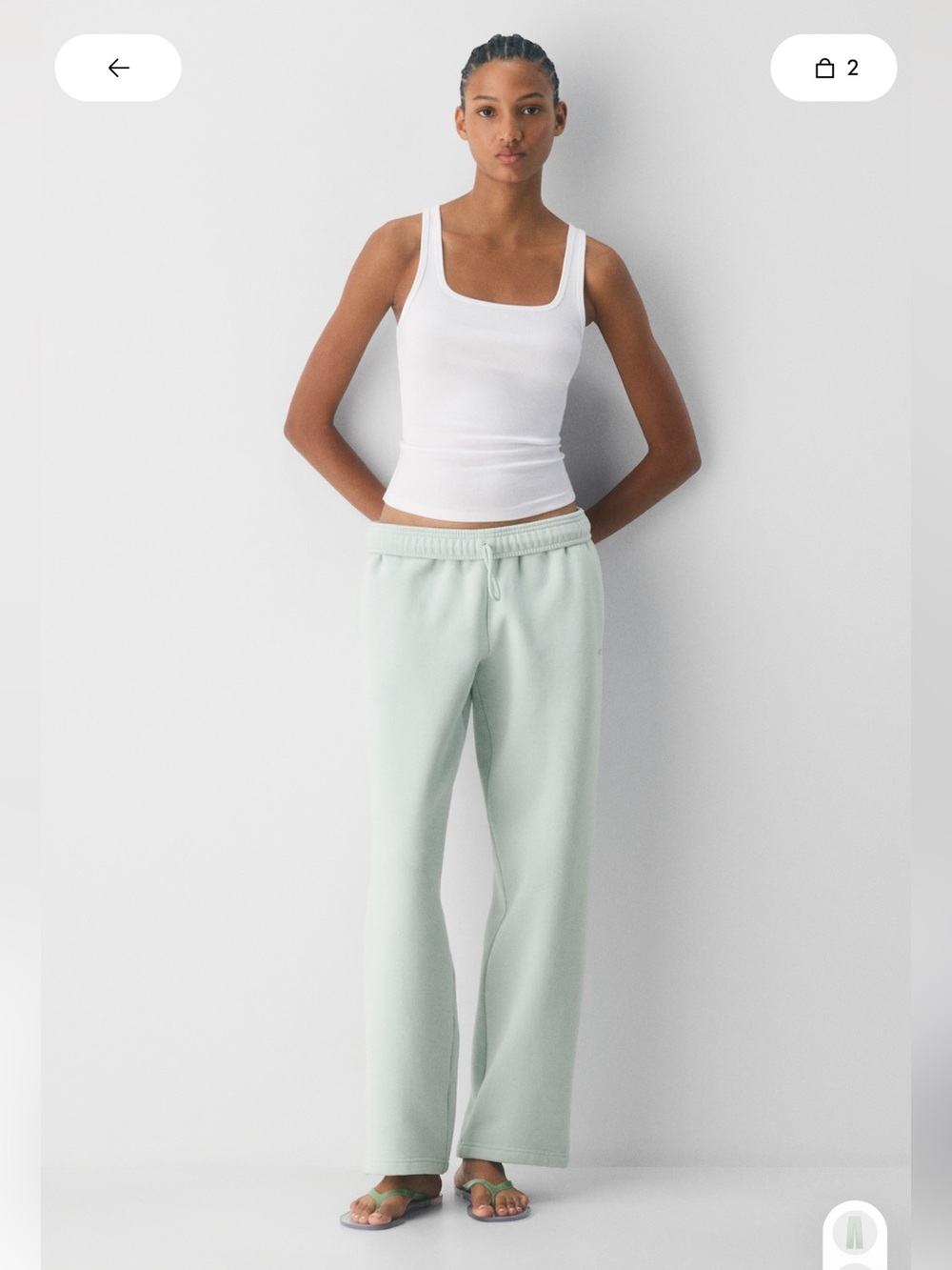 Aritzia Cozy Sweatfleece Mega Straight Sweatpant